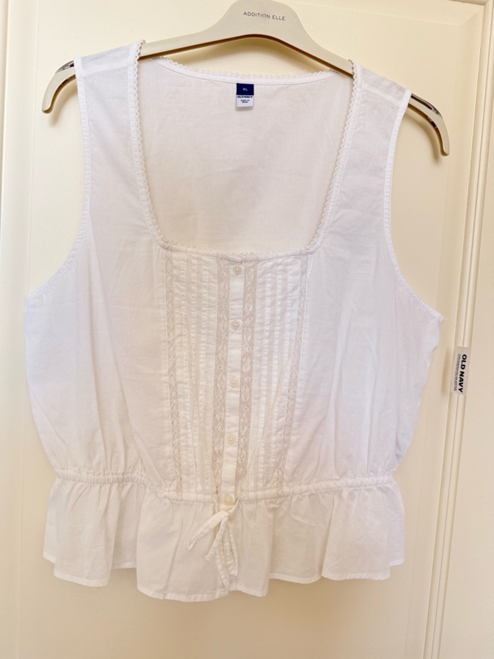 Old Navy Cotton with Lace Top US XL